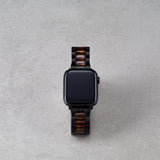 Apple Watch Band Matte Black Stainless Steel - Bourbon