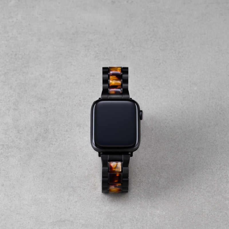 Apple Watch Band Matte Black Stainless Steel - Moeru Gojira