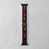 Apple Watch Band Matte Black Stainless Steel - Bourbon