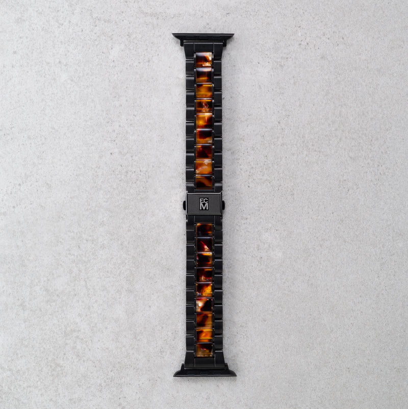 Apple Watch Band Matte Black Stainless Steel - Moeru Gojira